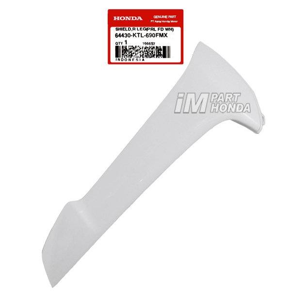 64430-KTL-690FMX Cover Sayap Luar Kanan Supra Fit New Putih