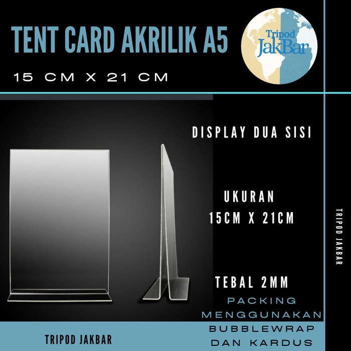 

Stationery Akrilik A5 Akrilik Display Stand - Type T