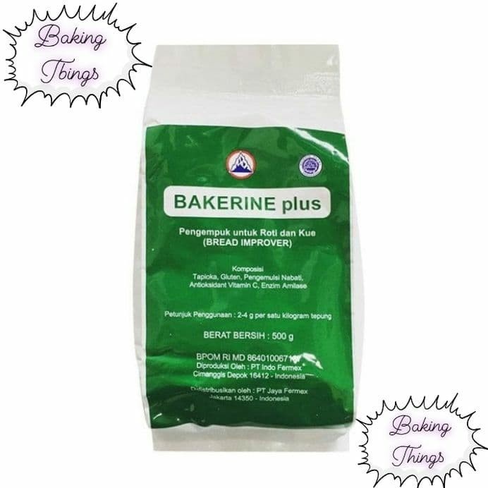 

ORIGINAL MURAH Bakerine Plus/Bread Improver/Pelembut Roti/Murah/500Gram