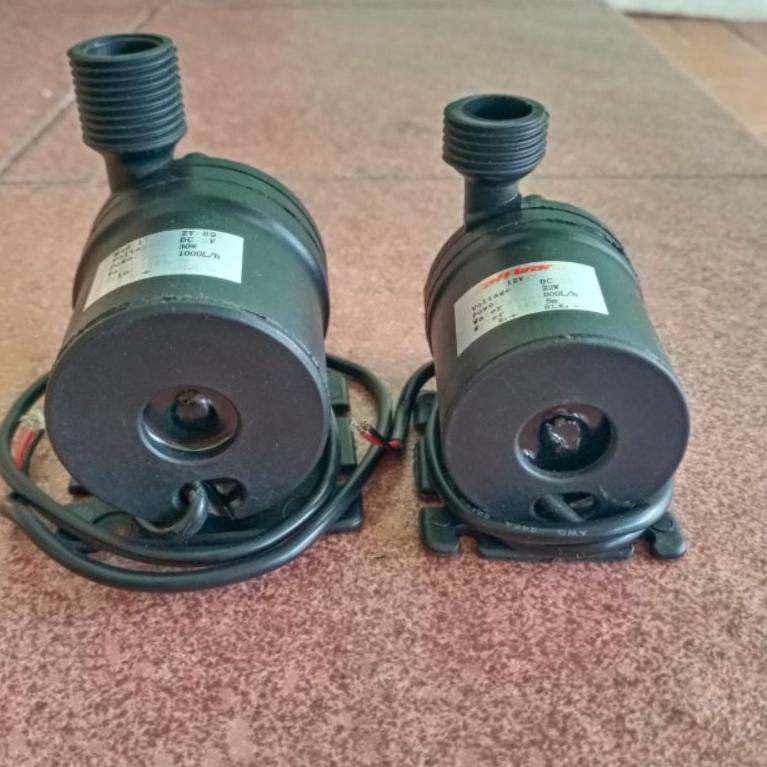 G8H4 Pompa Air Celup R10 Big / ZYW890 DC 12V 30W 1LH Hidroponik Akuarium IGT