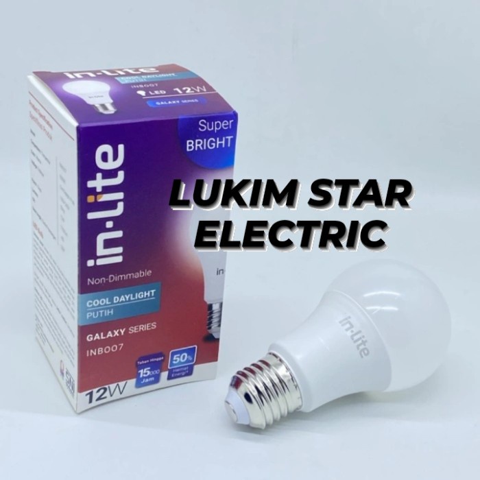 Produk Terbaru Lampu Bohlam Led Inlite 12Watt/12Watt Led Bulb Inlite 12W E27