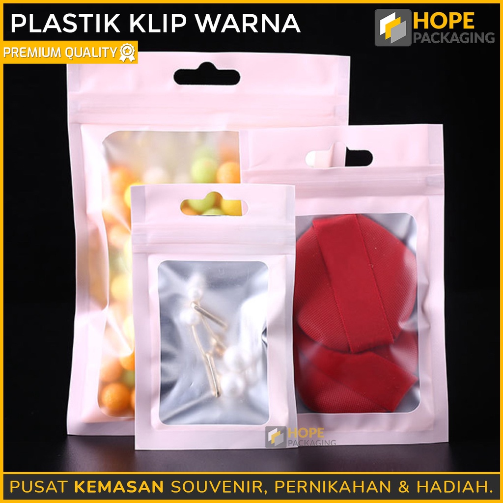 Plastik Ziplock Imlek polos  Aluminium Foil | Kemasan Packaging Plastik Klip 6 Ukuran / plastik klip serbaguna / plastik souvenir aksesoris