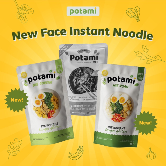 

PROMO Gluten Free Instant Noodle - Mie Instant Gluten Free Potami - Mie Kuah