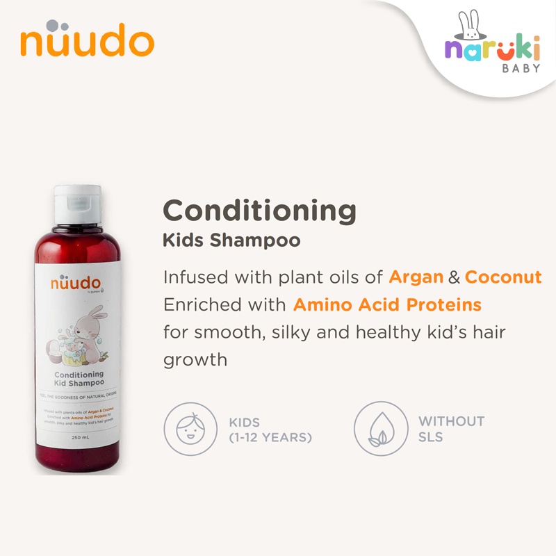 Nuudo Conditioning Kids Shampoo 60ml / 250ml / 475ml by Pureco