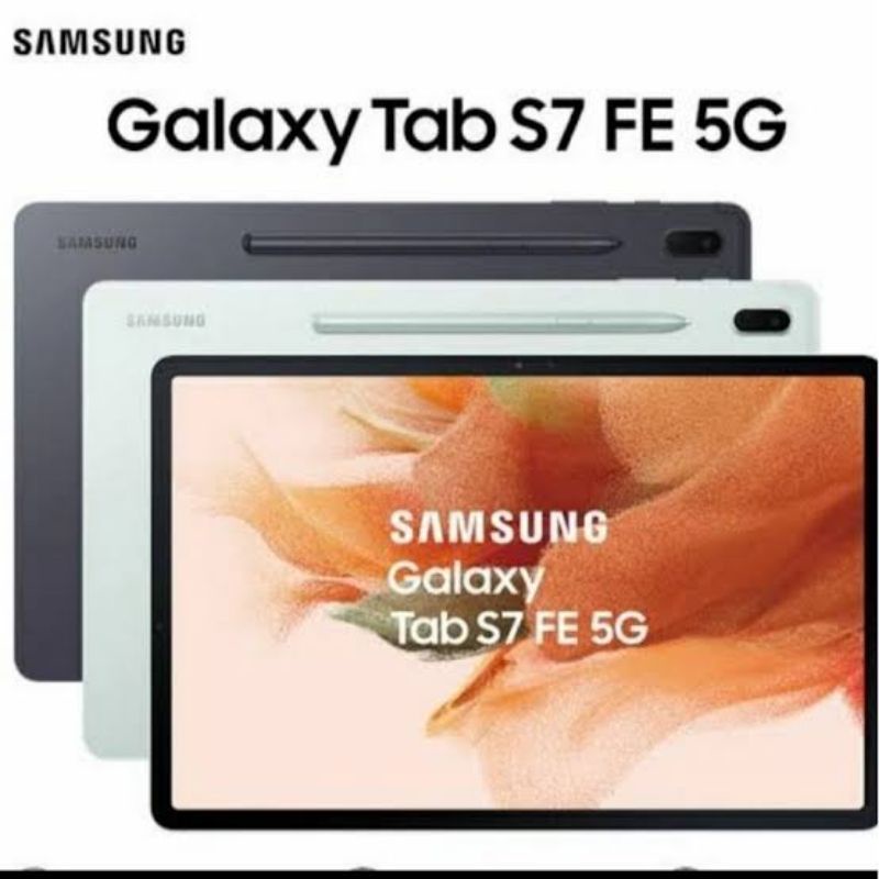 SAMSUNG TAB S7 FE 5G 6/128 GB GARANSI RESMI