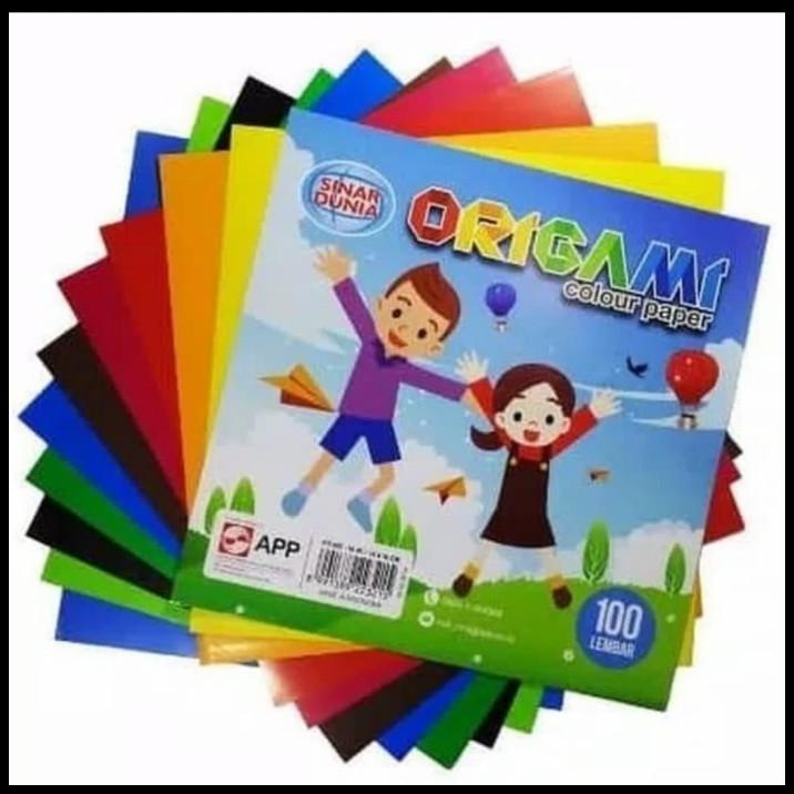 

Kertas Origami Sidu Besar 16X16 Cm 100 Lembar Sinar Dunia