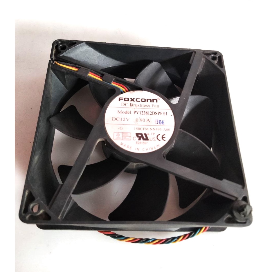 Fan Dc Brushless Foxcoon PV123812DSPF-01,,,,12v 0.9A 12x12x3.8cm