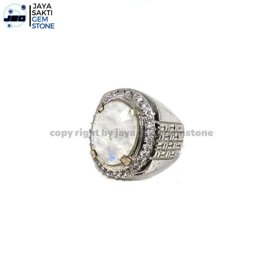 Natural Batu Akik Biduri Bulan Moonstone Srilangka BBM01