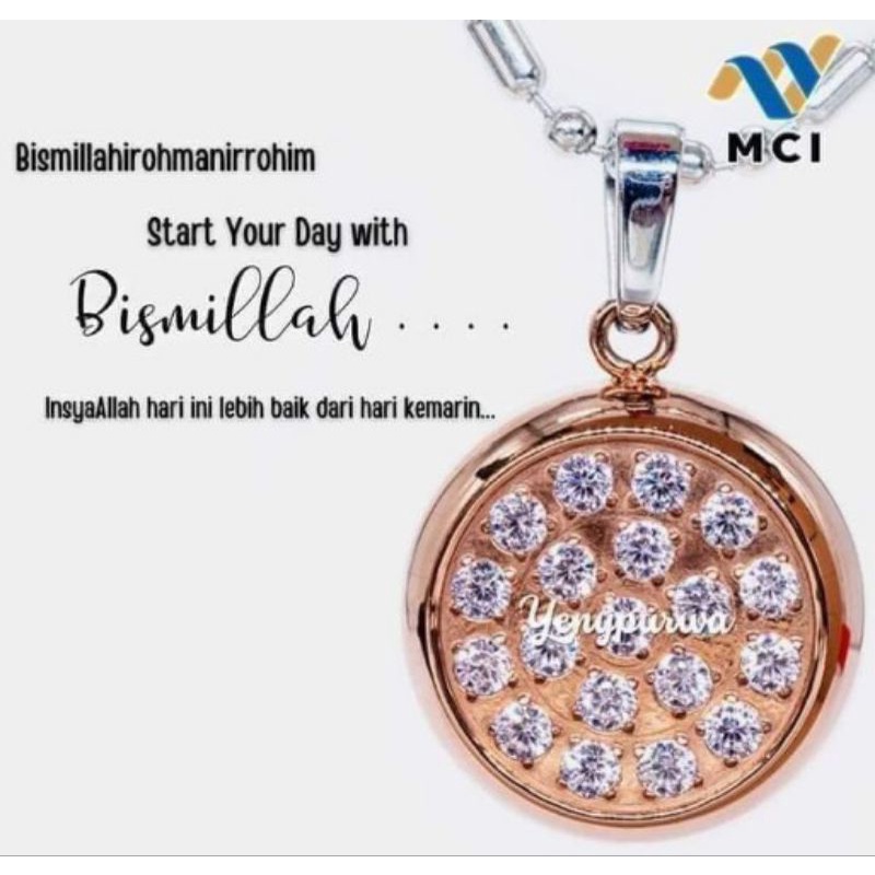 [ ORIGINAL 100 ] KALUNG KESEHATAN ROSEGOLD l LSW ROSEGOLD l PENDANT ROSEGOLD