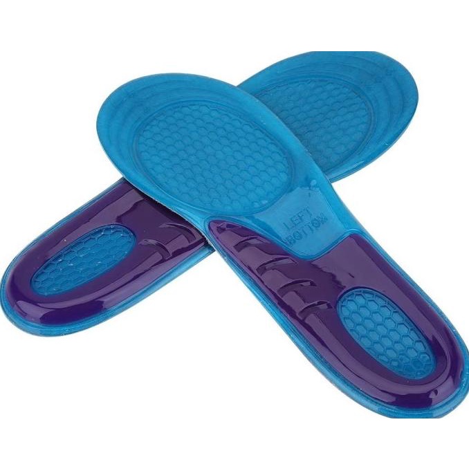 [BAYAR DI TEMPAT] 1 Pasang Insole Sepatu Gel Orthotic Arch Shock Anti Sakit dan Pegel - Insole Sepatu WANITA