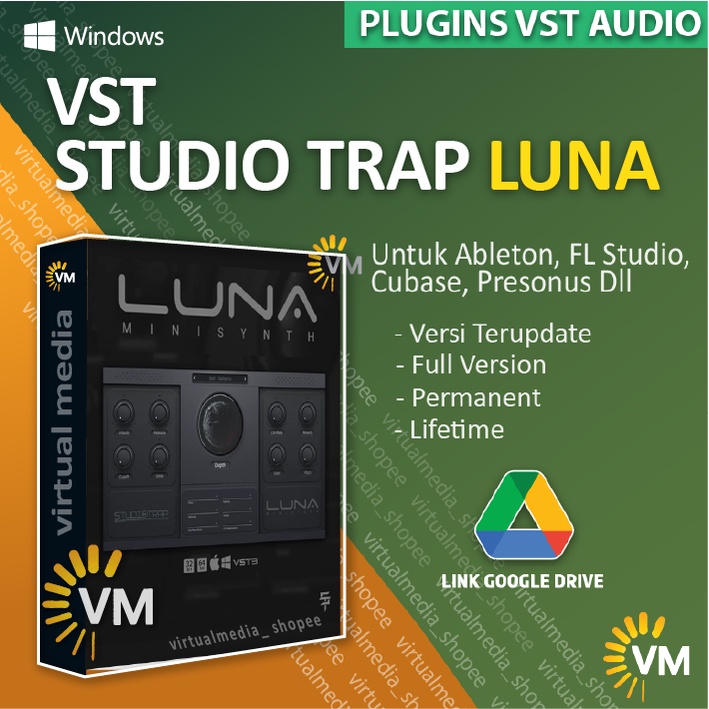 STUDIO TRAP LUNA VST PLUGIN FFECTS SOUND AUDIO MUSIK STYLE PRESETS MODERN HIP HOP RNB HYPERPOP DAW