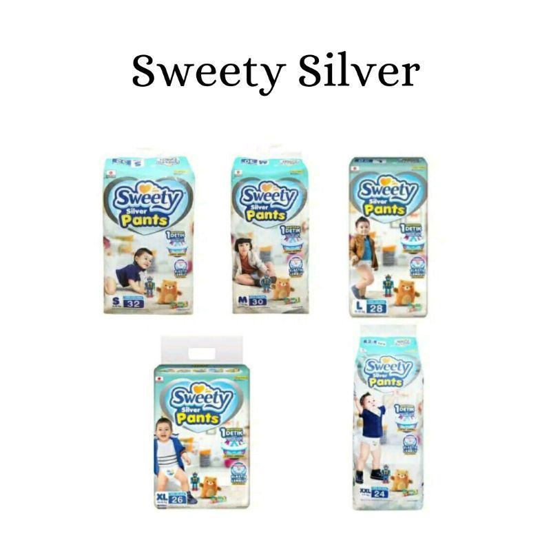 Pampers Sweety silver pants