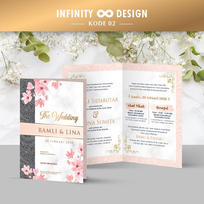 POLYLIFE BLANGKO UNDANGAN  02 Undangan Nikah MEWAH TEBAL PREMIUM