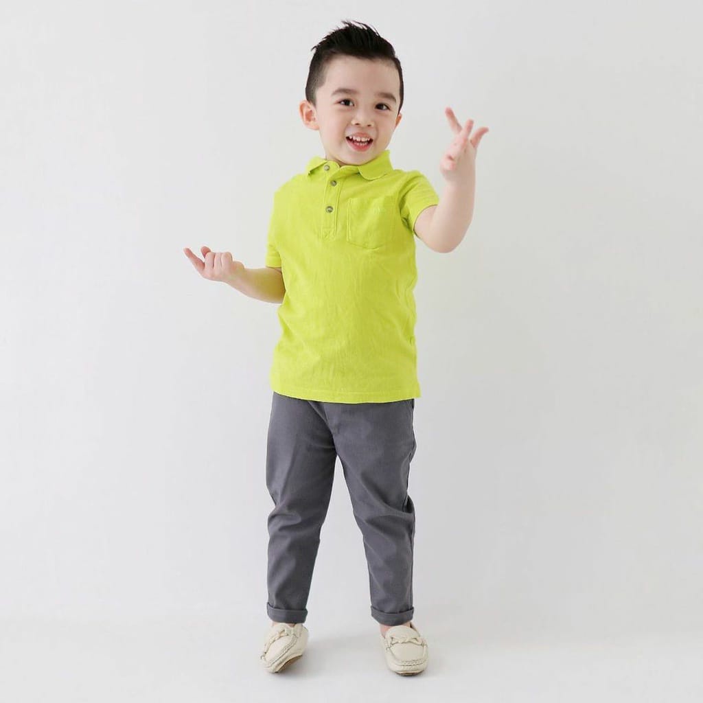 Celana Chino Anak Anak Laki Laki 1-12 Tahun Panjang Bahan Combed Stretch Melar Adem Nyaman Dipakai