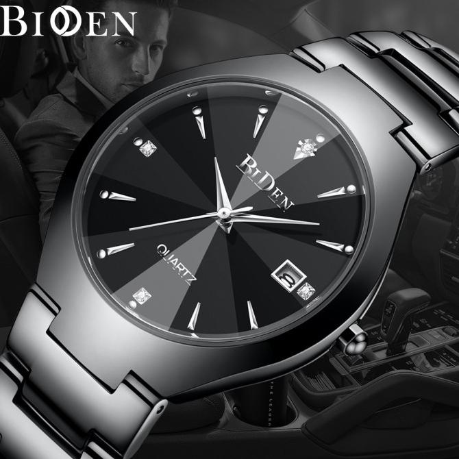 jam tangan pria BIDEN Bisnis Mewah Otomatis Date Tahan Air Kuarsa jam