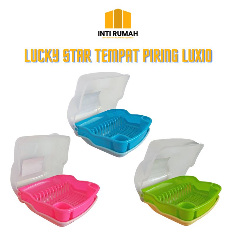 LUCKY STAR TEMPAT PIRING TUTUP LUXIO/tempat piring tutup/tempat piring