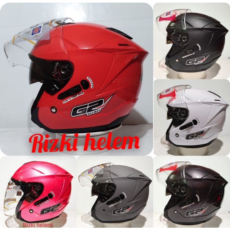 hlem G2 optimax solid (double visor)