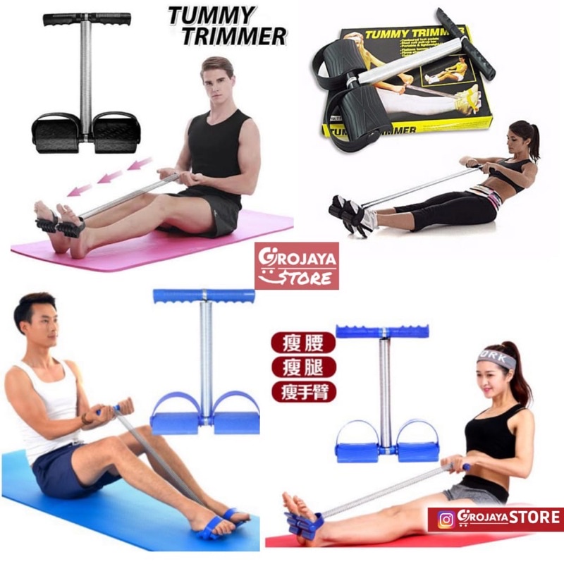 [Pegas Besi] Alat Gym Tummy Trimmer - Alat Bantu Sit Up Pembentuk Otot - Pelangsing - Olahraga - Peninggi Badan
