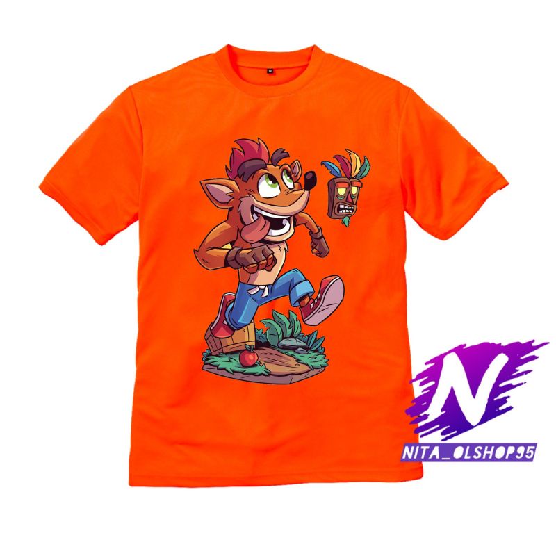 crash bandicot baju anak ctr crash bandicoot