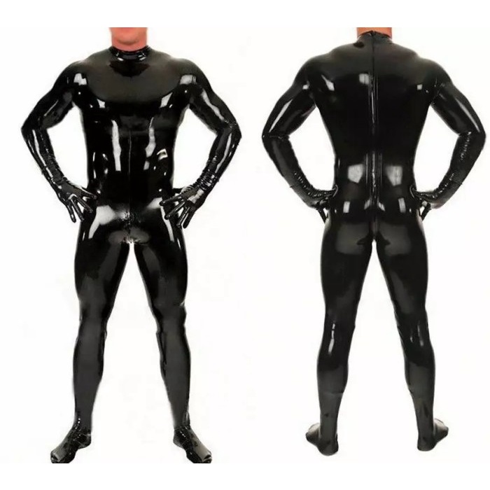 Coat Latex Catsuit Dan Hood