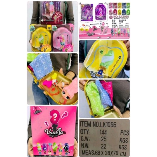 Boneka koper Vanila-mainan boneka mini