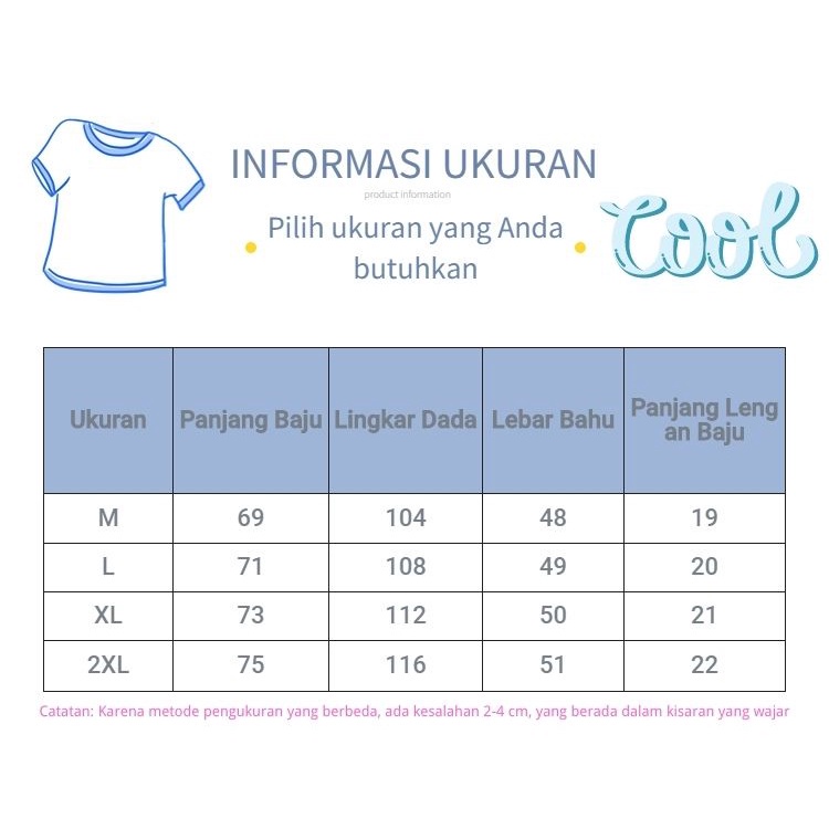 EUNII T-shirt  Lengan Pendek Retro Hip Hop Boy Korean Style/Kaos Atasan Wanita/Baju Kaus Oversize Wanita