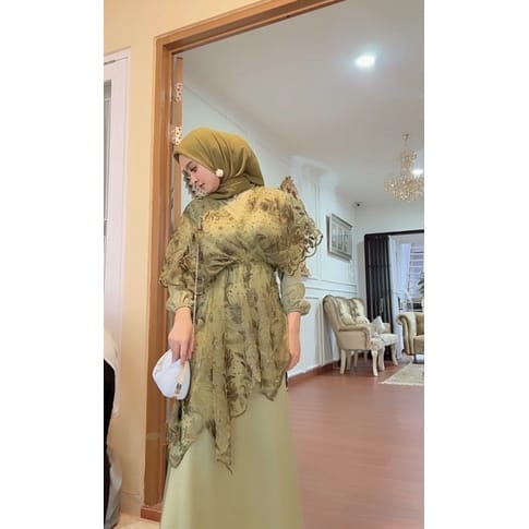 Salwa Dress BAHAN SILK PREMIUM M-XXL  / BAJU DEWASA MURAH TERBARU 2022 / Gamis Kondangan / DRESS KONDANGAN / DRESS PESTA / DRESS TERBARU 2022 / DRESS BROKAT