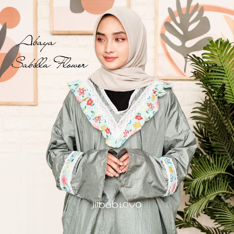 Mukena Mukenah Telekung Rukuh Abaya Sholat  Travelling Parasit Parasut Sabilla Flower  Jokam Gading3