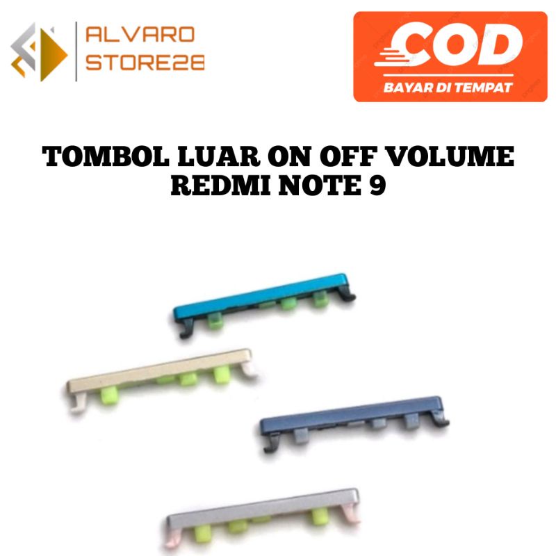 Tombol Volume samping Xiaomi Redmi Note 9 pro Note 9s
