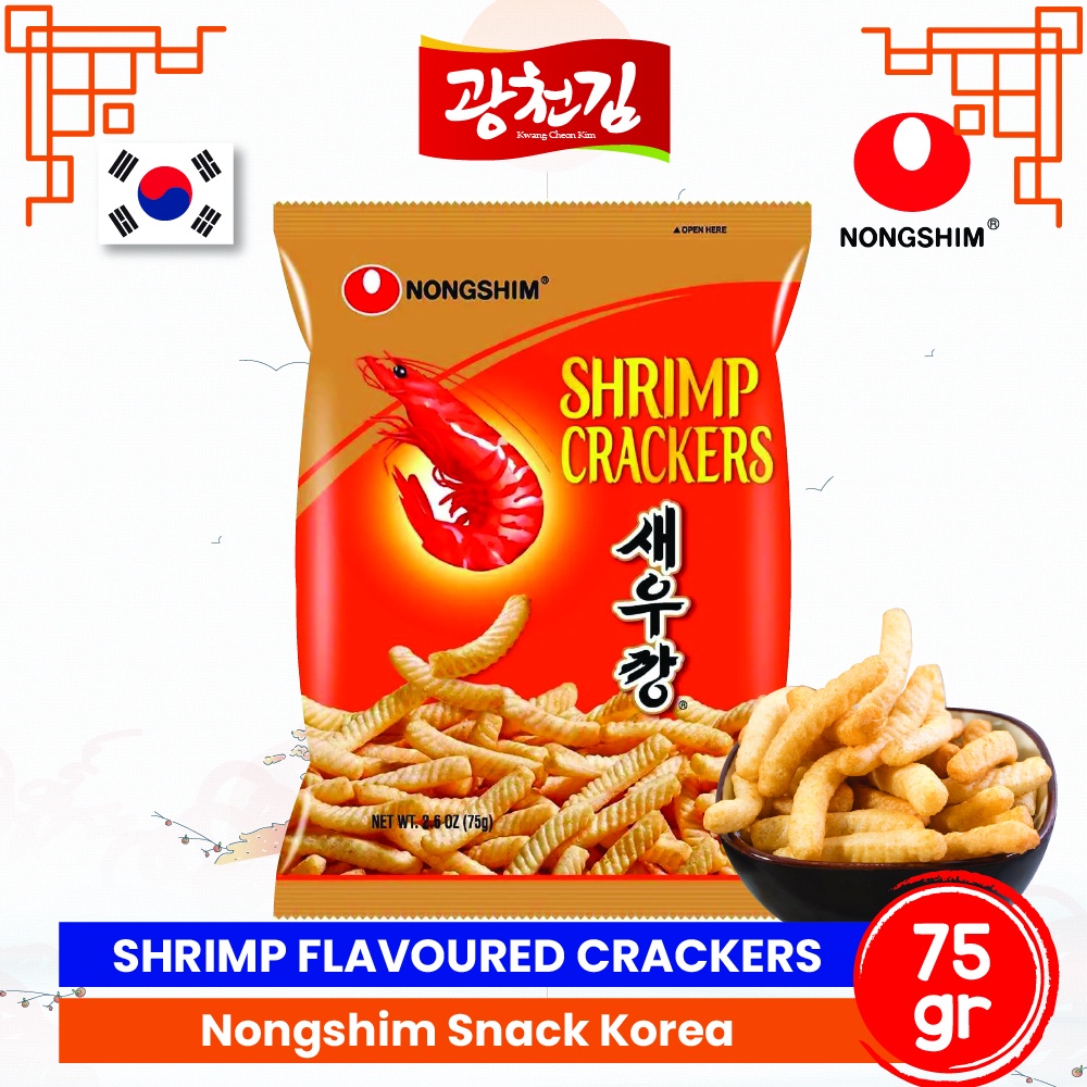 

KC. Nongshim Shrimp Flavoured Crackers 75g