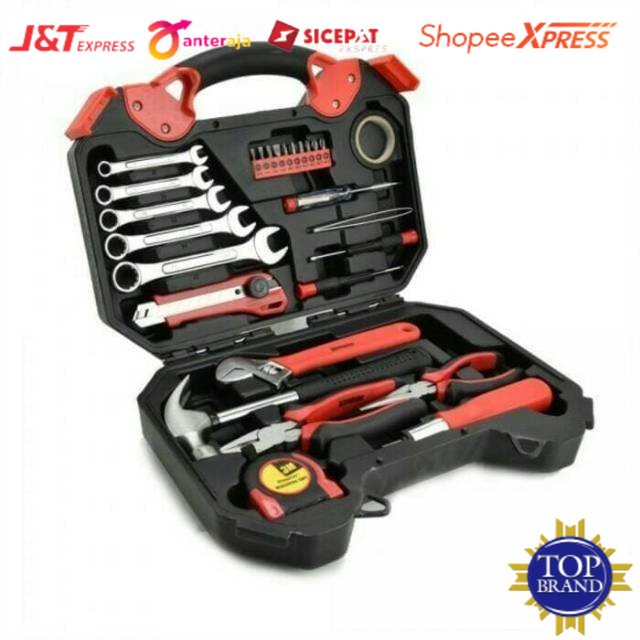 KRISBOW SET TOOLKIT PERKAKAS 28 PCS