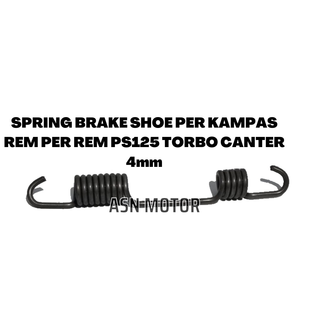 SPRING BRAKE SHOE PER KAMPAS REM PER REM PS125 TORBO CANTER 4mm