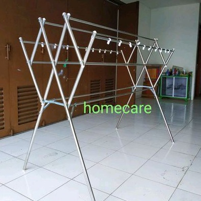 Stainless Steel Jemuran Baju Besar Kuat dan Kokoh