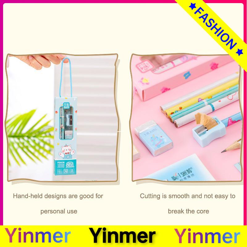 

COD✨ Alat Tulis Portabel Set Penghapus Pensil Kotak Hadiah Siswa Ulang Tahun TK Hadiah Kreatif-Yinmer