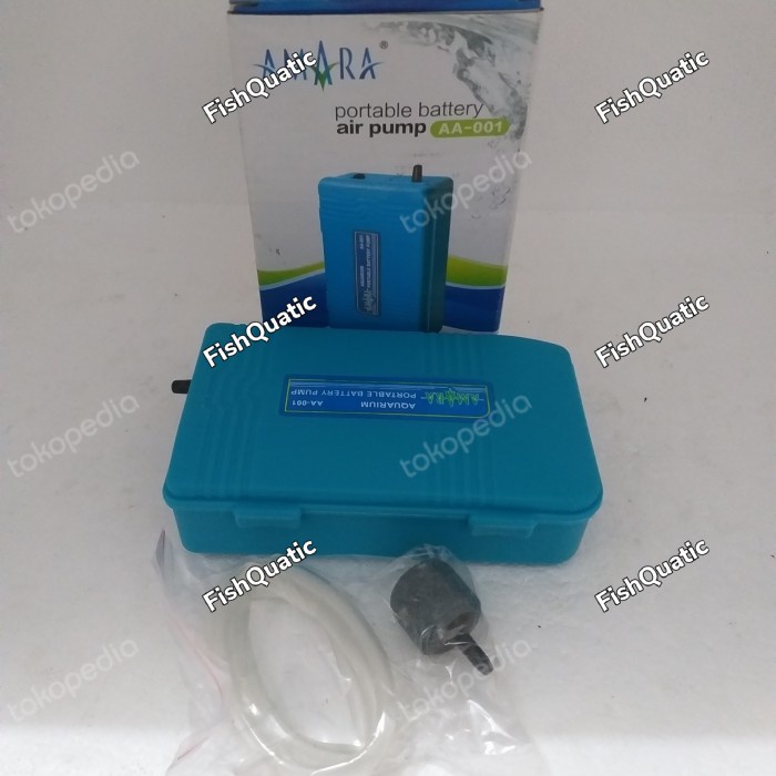 Aerator REAL PICT Aerator Aquarium Baterai Pompa Aquarium Aerator 2 Lubang Aerator Aquarium Aerator 