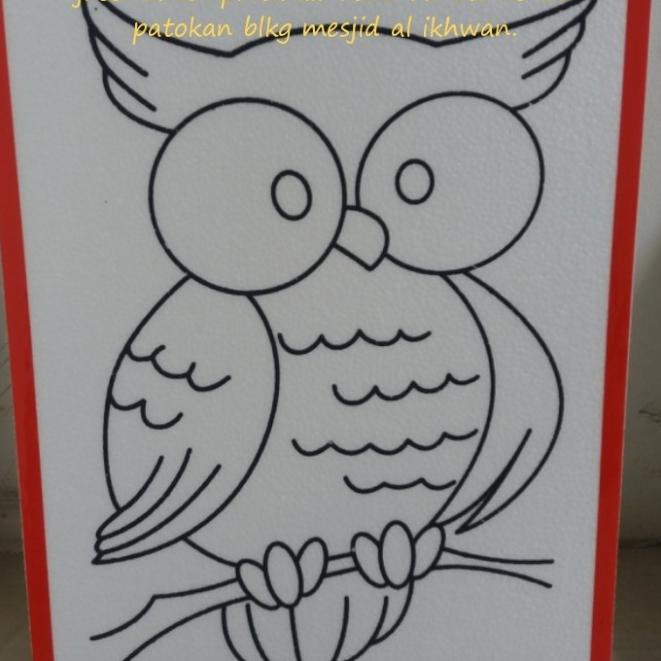 

styrofoam lukis pake lis perlusin