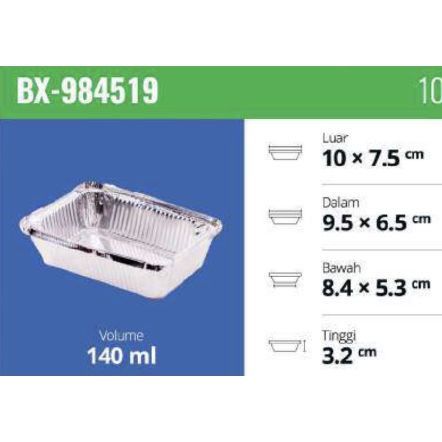 BX 984519  / Aluminium Tray
