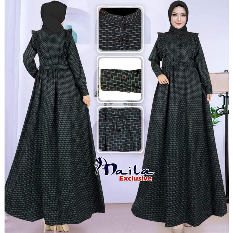 GAMIS FLANEL MOTIF KOTAK//GAMIS TERBARU//GAMIS CANTIK