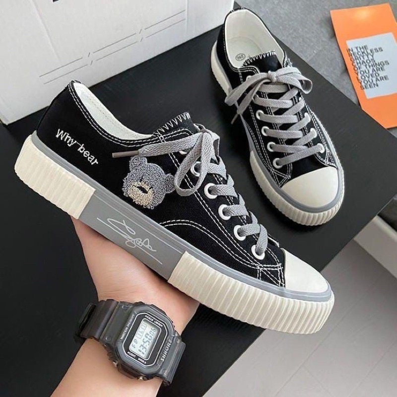 SEPATU SNEAKER WANITA KANVAS ALA KOREA BR 01