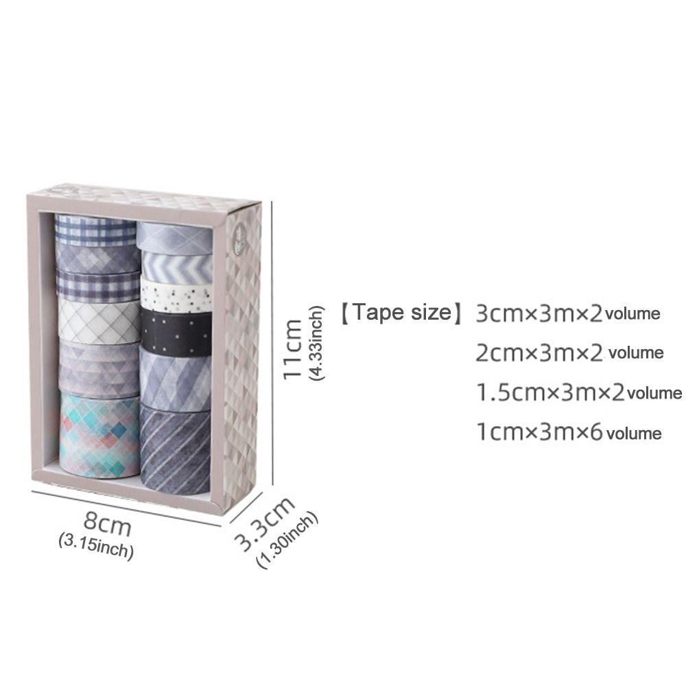 Preva 12Rolls/Set Washi Tape Baru Lucu Segar Scrapbooking Gadis Hati Little Fresh INS DIY Bahan