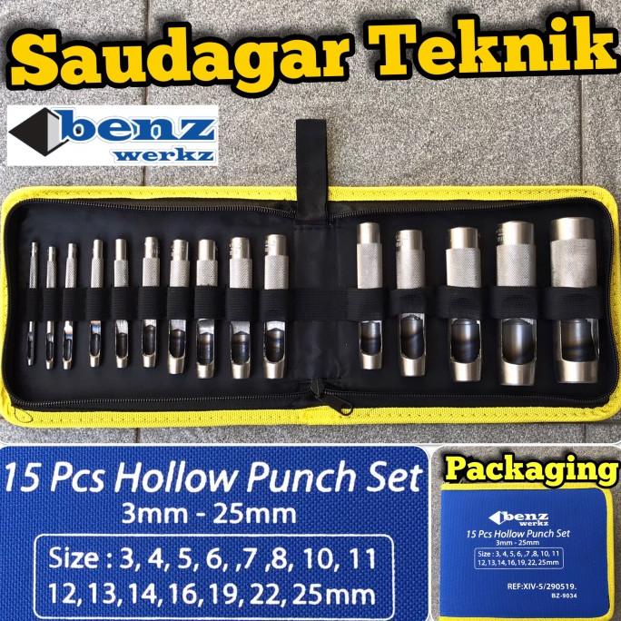 Hollow Punch Set Plong Set Betel Set Pembolong Plat