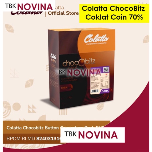 COLATTA DARK COMPOUND COIN  Chocobitz Chocolate Coklat bulat Cokelat Koin