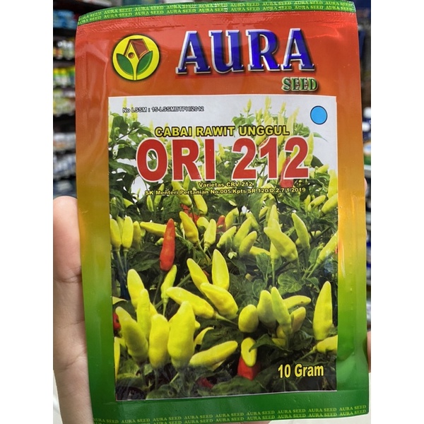 Benih CABAI ORI 212 AURA SEED
