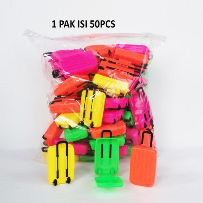 siap kirim] KOPER BARBIE MAINAN ANAK KOPER BARBIE ISI 50PC GROSIR KOPER TAS BARBIE