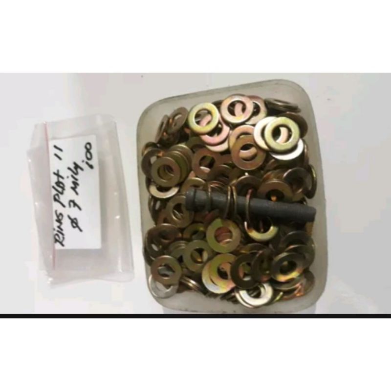 ring plat 7mm untuk baud kunci 11 cocok buat crank case mesin vespa vbb super sprint