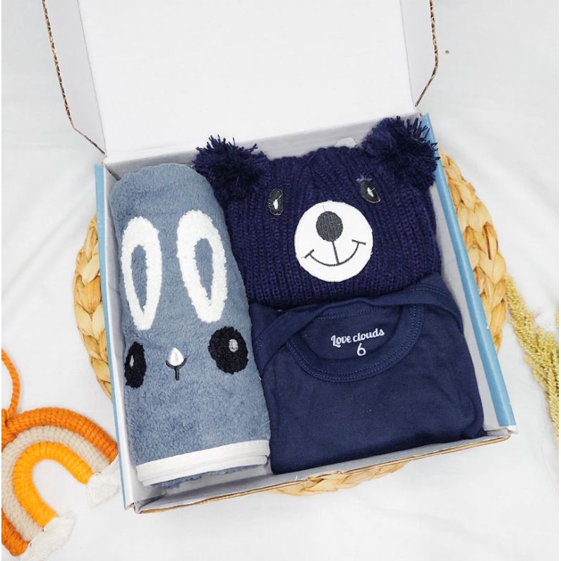 Hampers Bayi / Kado Bayi / hampers bayi perempuan / hampers bayi laki laki / Hampers Baby-Comely Navy