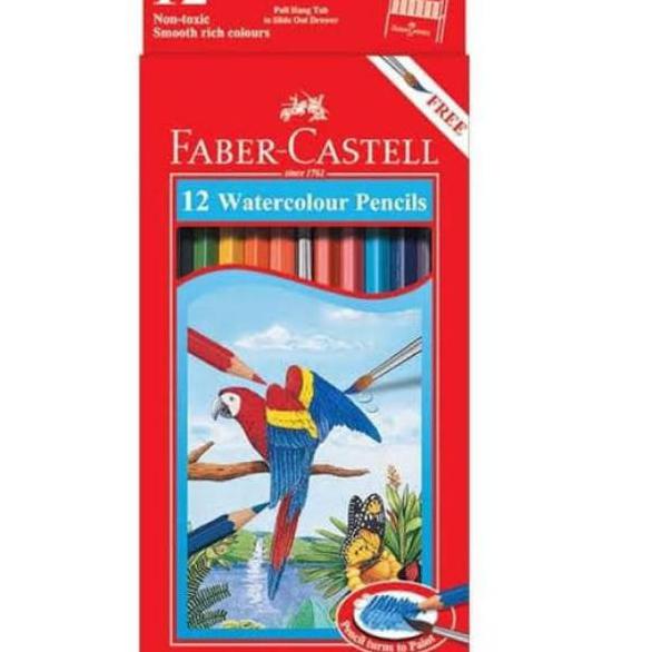 

Update Watercolour Pencils 12 Long Faber Castell / Pensil Warna 12 Panjang 옷