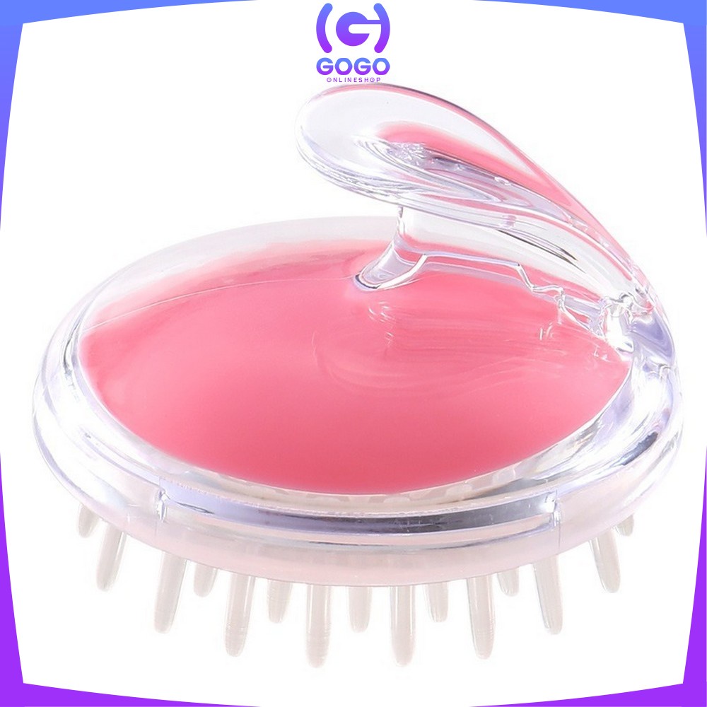 GOGO-C283 Sikat Kepala Keramas Shower Brush / Spons Mandi Sisir Keramas / Sikat Mandi Silikon / Sikat Rambut Keramas