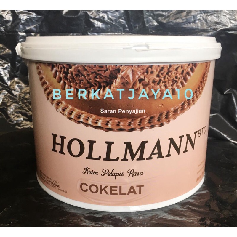 Hollmann Butter Cream Holman Rasa Cokelat Topping Kue 1kg