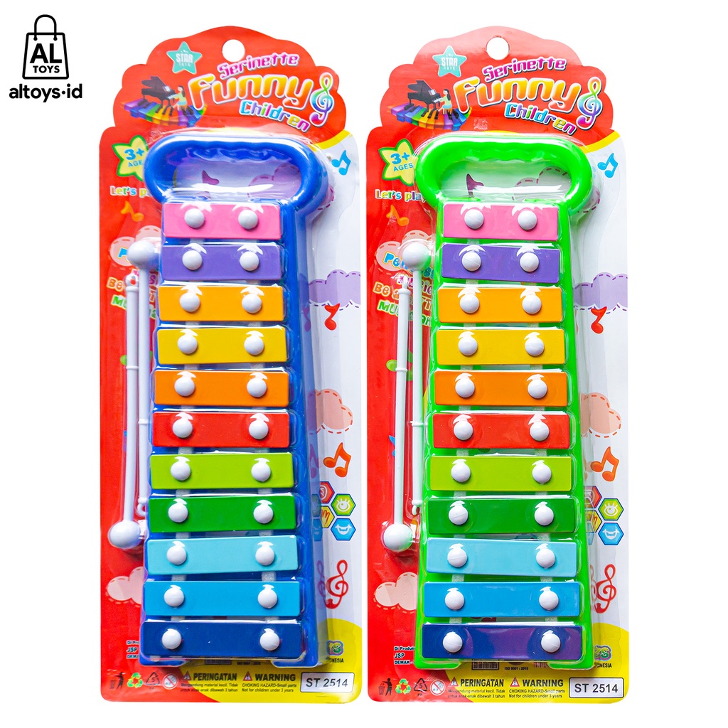 MAINAN XYLOPHONE KARAKTER MURAH. mainan alat music gambang xylophone
